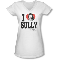 Dr.Quinn - Juniors I Heart Sully V-Neck T-Shirt