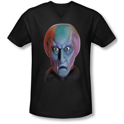 Star Trek - Mens Balok Head V-Neck T-Shirt