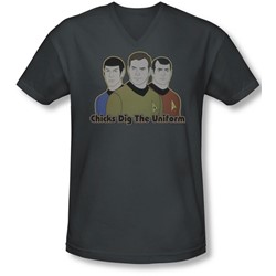 Star Trek - Mens Dig It V-Neck T-Shirt