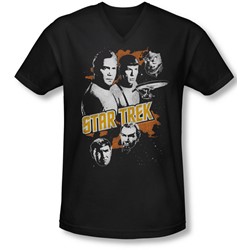 Star Trek - Mens Graphic Good Vs Evil V-Neck T-Shirt