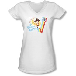 Love Boat - Juniors Welcome Aboard V-Neck T-Shirt
