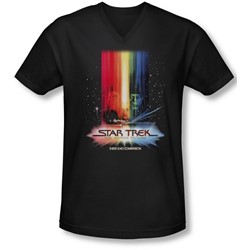 Star Trek - Mens Motion Picture Poster V-Neck T-Shirt