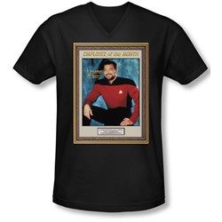 Star Trek - Mens Employee Of Month V-Neck T-Shirt