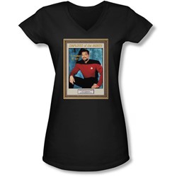 Star Trek - Juniors Employee Of Month V-Neck T-Shirt