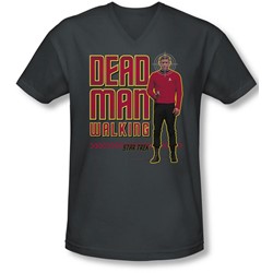 Star Trek - Mens Dead Man Walking V-Neck T-Shirt