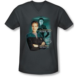 Star Trek - Mens Jadzia Dax V-Neck T-Shirt