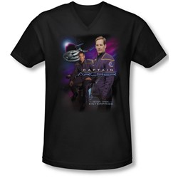 Star Trek - Mens Captain Archer V-Neck T-Shirt