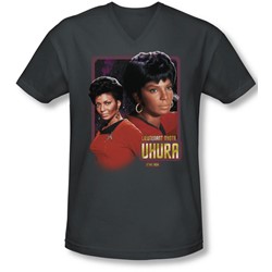 Star Trek - Mens Lieutenant Uhura V-Neck T-Shirt