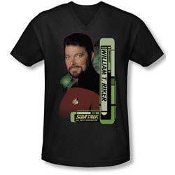 Star Trek - Mens Riker V-Neck T-Shirt