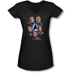 Star Trek - Juniors Starfleet'S Finest V-Neck T-Shirt