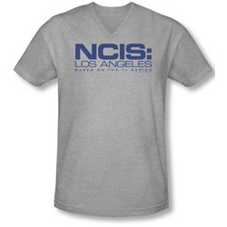 Ncis La - Mens Logo V-Neck T-Shirt