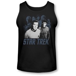 Star Trek - Mens Kirk Spock And Company Tank-Top