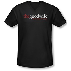 The Good Wife - Mens Logo V-Neck T-Shirt