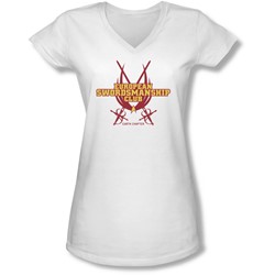 Star Trek - Juniors Swordsmanship Club V-Neck T-Shirt