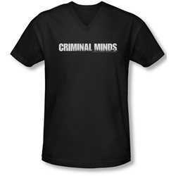 Criminal Minds - Mens Logo V-Neck T-Shirt