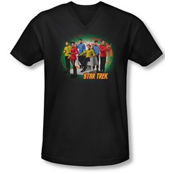 Star Trek - Mens Enterprises Finest V-Neck T-Shirt