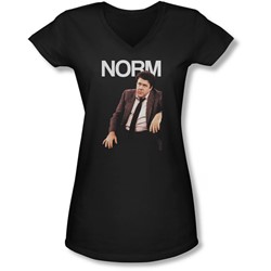 Cheers - Juniors Norm V-Neck T-Shirt