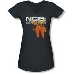 Ncis:La - Juniors Slow Walk V-Neck T-Shirt