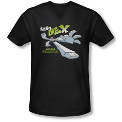 Dexter'S Laboratory - Mens Robo Dex V-Neck T-Shirt