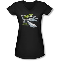 Dexter'S Laboratory - Juniors Robo Dex V-Neck T-Shirt