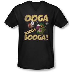 Courage - Mens Ooga Booga Booga V-Neck T-Shirt