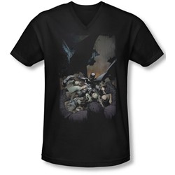 Batman - Mens Batman #1 V-Neck T-Shirt