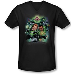Green Lantern - Mens Corps #1 V-Neck T-Shirt