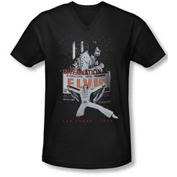 Elvis - Mens Las Vegas V-Neck T-Shirt