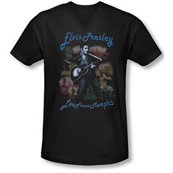 Elvis - Mens Memphis V-Neck T-Shirt
