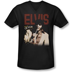 Elvis - Mens Viva Star V-Neck T-Shirt