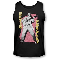 Elvis - Mens Pink Rock Tank-Top