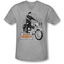 Elvis - Mens Roustabout Poster V-Neck T-Shirt