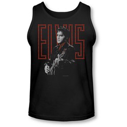 Elvis - Mens Red Guitarman Tank-Top