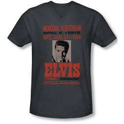 Elvis - Mens Buffalo 1956 V-Neck T-Shirt