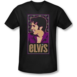 Elvis - Mens Elvis Is V-Neck T-Shirt