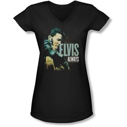 Elvis - Juniors Always The Original V-Neck T-Shirt