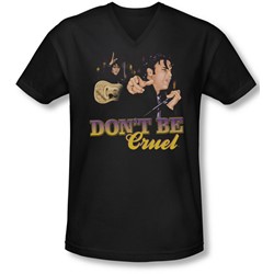 Elvis - Mens Don'T Be Cruel V-Neck T-Shirt