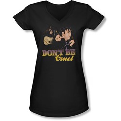 Elvis - Juniors Don'T Be Cruel V-Neck T-Shirt
