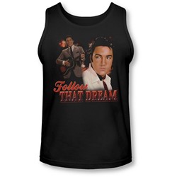 Elvis - Mens Follow That Dream Tank-Top