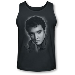 Elvis - Mens Grey Portrait Tank-Top