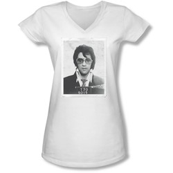 Elvis - Juniors Framed V-Neck T-Shirt