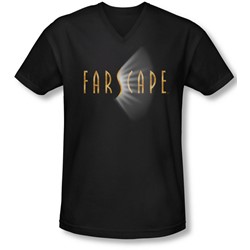 Farscape - Mens Logo V-Neck T-Shirt