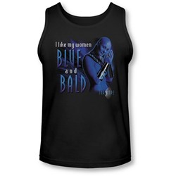 Farscape - Mens Blue And Bald Tank-Top