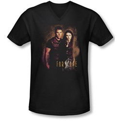 Farscape - Mens Wanted V-Neck T-Shirt