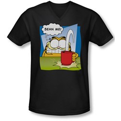 Garfield - Mens Bean Me V-Neck T-Shirt