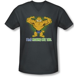 Garfield - Mens Nothing Like This V-Neck T-Shirt