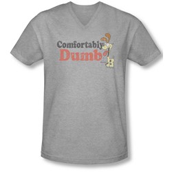 Garfield - Mens Comfortably Dumb V-Neck T-Shirt