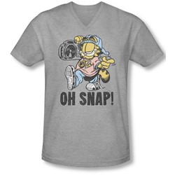 Garfield - Mens Oh Snap V-Neck T-Shirt