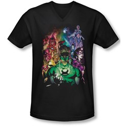 Green Lantern - Mens The New Guardians V-Neck T-Shirt