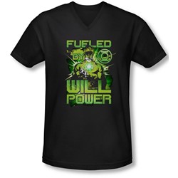 Green Lantern - Mens Fueled V-Neck T-Shirt